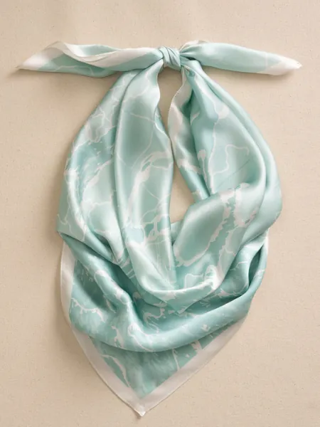 Aerial Map Swells Scarf